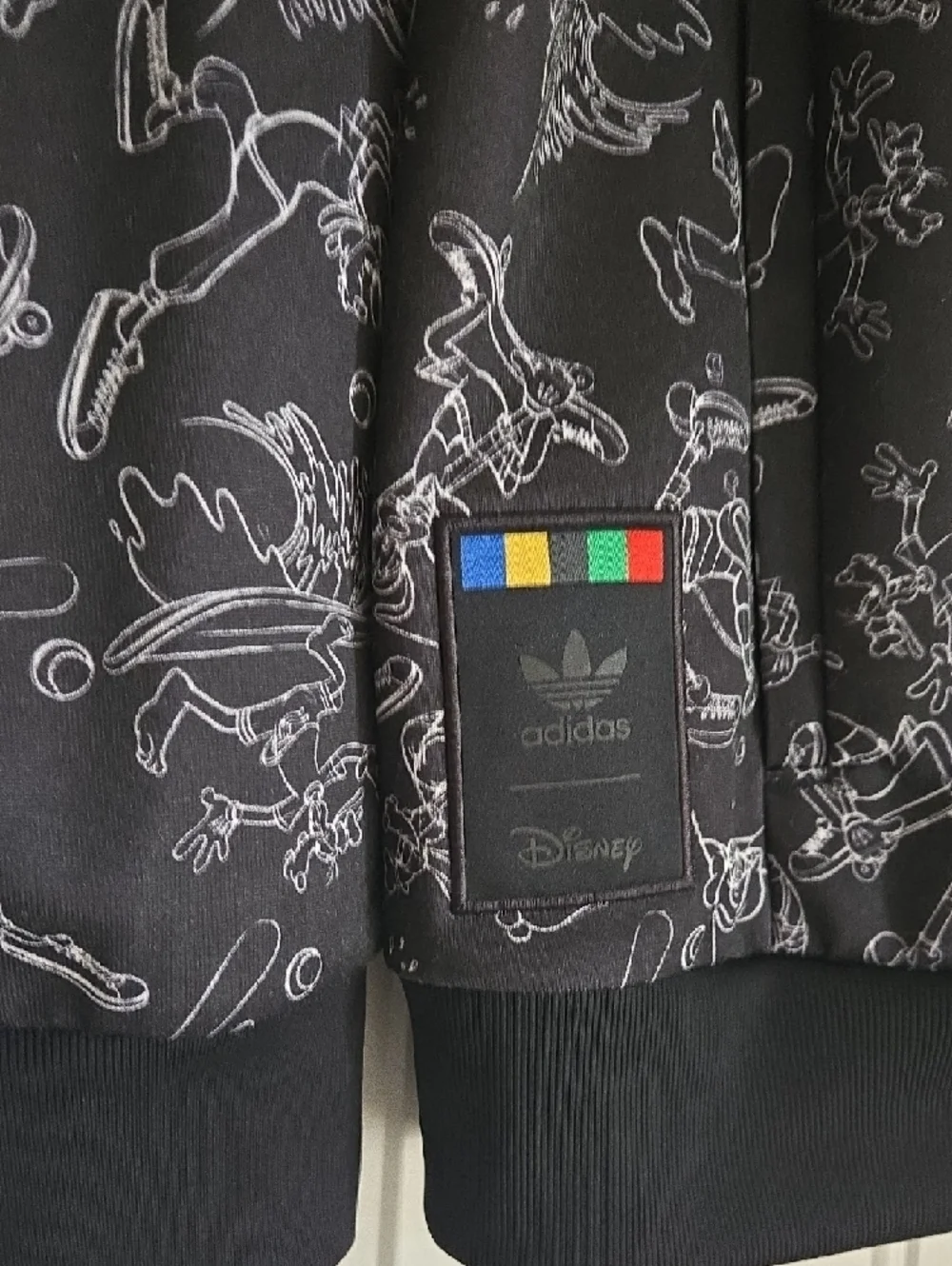 Adidas Originals x Disney Goofy SST Track Jacket Full Zip Size XL